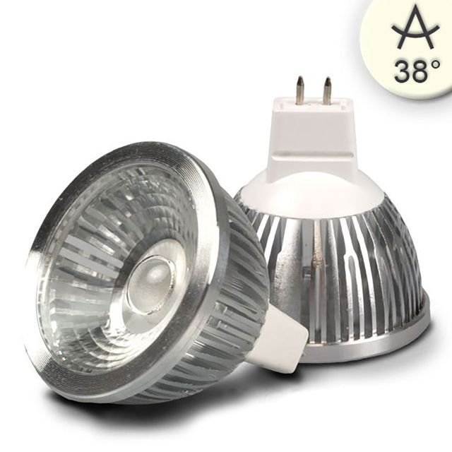 MR16 LED reflektor 5,5W COB, 38°, hideg fehér, dimmelhető