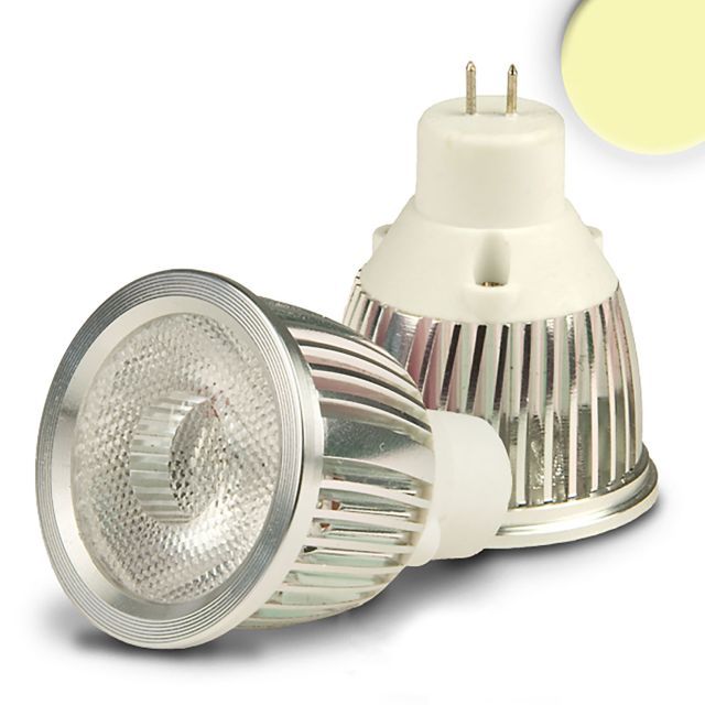 MR11 LED spotlámpa 3W COB, 38°, meleg fehér