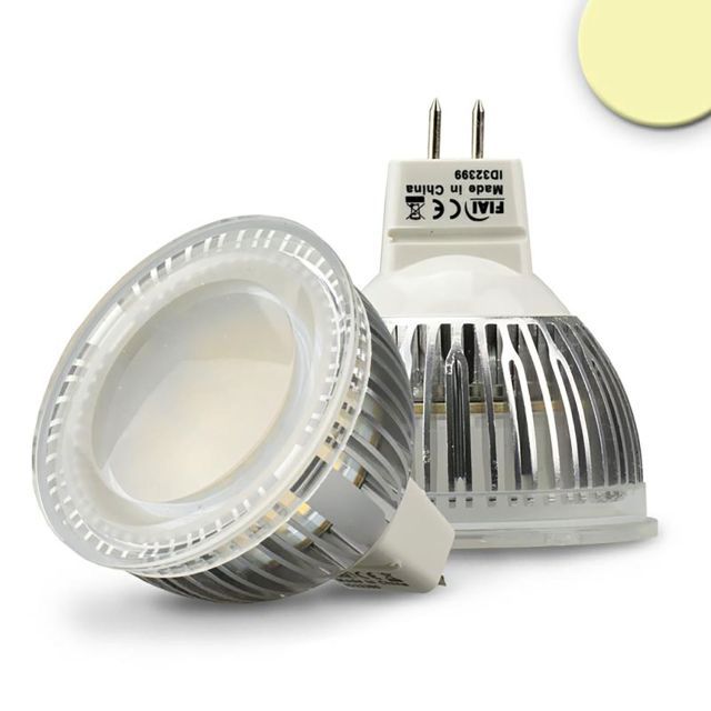 MR16 LED szpot fényforrás 6W üveg diffúz, 120°, meleg fehér