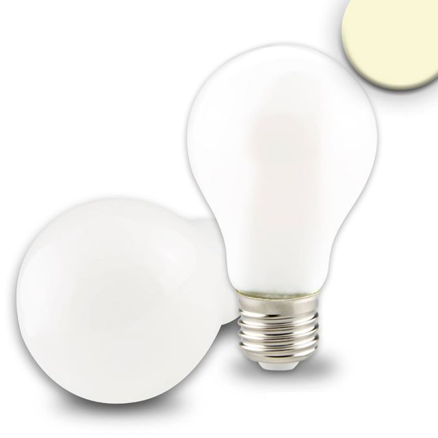 E27 LED bulb, 5W, milky, warm white, dimmable