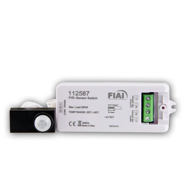 PIR mozgásérzékelő érzékelőfejjel, érzékelési távolság max. 3 m, 230 V, 500 VA