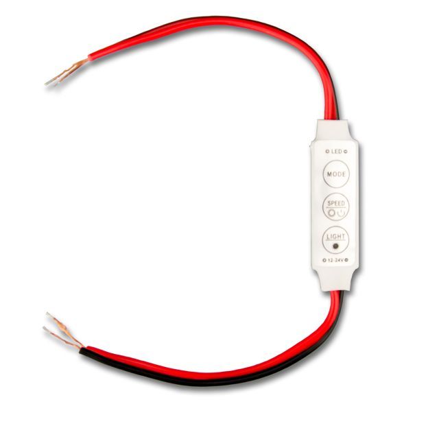 LEDStripMini kábel fényerőszabályozó, 12-24VDC6A