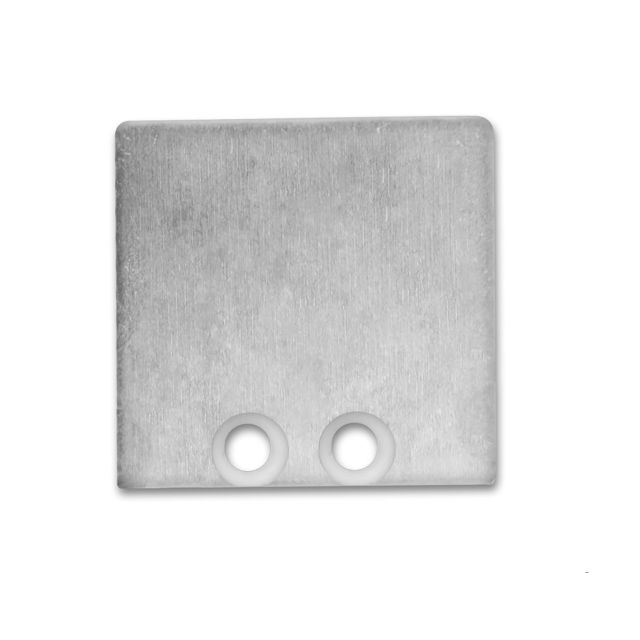 End cap EC 58 aluminium for profile SURF16, 2 pcs, incl. screws