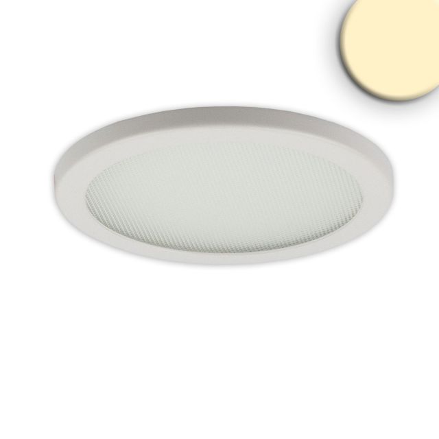 LED Downlight Flex 15W, prismatic, 120°, hole cutout 50-160mm, warm white, dimmable