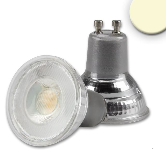 GU10 LED spotlight 5W, 45°, prismatic, warm white, dimmable, CRI90