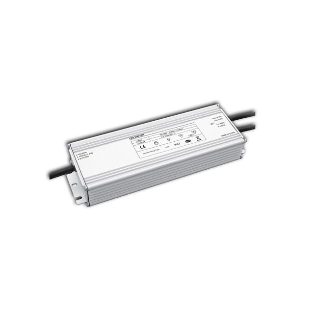 LED PWM transformer 48V/DC, 0-250W, 1-10V dimmable, IP67
