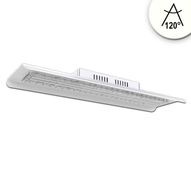 LED csarnoklámpa lineáris SK, 100 W, IP65, fehér, semleges fehér, 120°, 1-10 V dimmelhető
