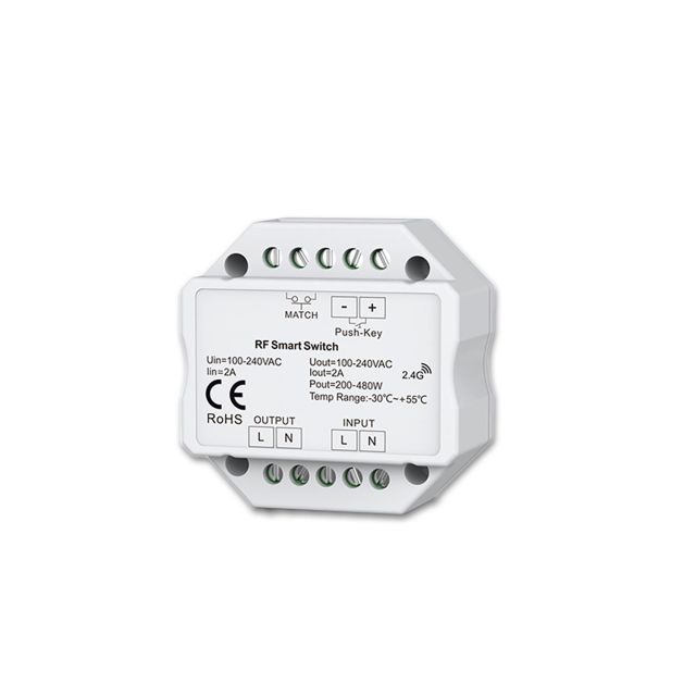 Sys-Pro push/rádió mesh switch be/ki 100-240V, 360W