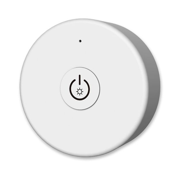 Sys-Pro single-color 1 zone remote control round, white
