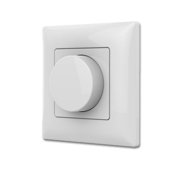 Sys-Pro Single Color 1 zone surface mounted rotary knob remote control with battery