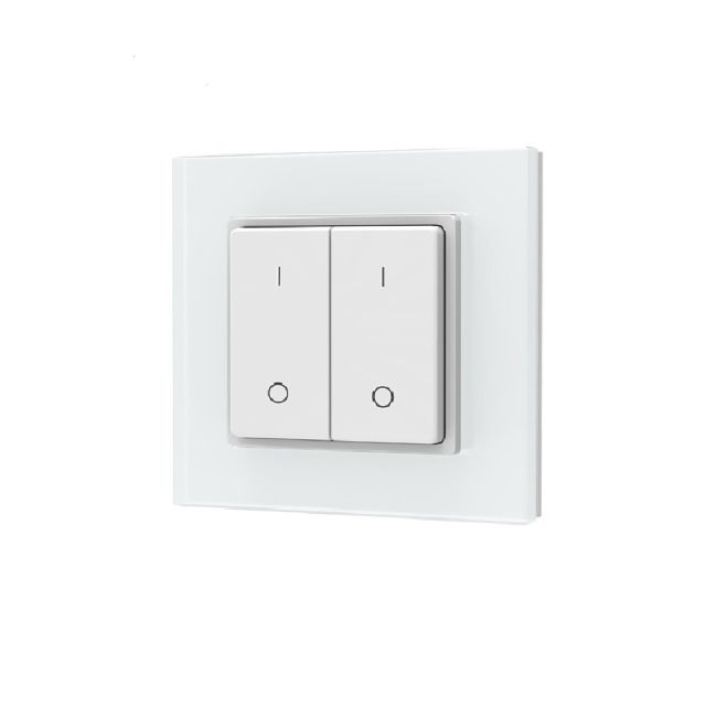Sys-Pro single-color 2 zones surface-mounted touch remote control with battery