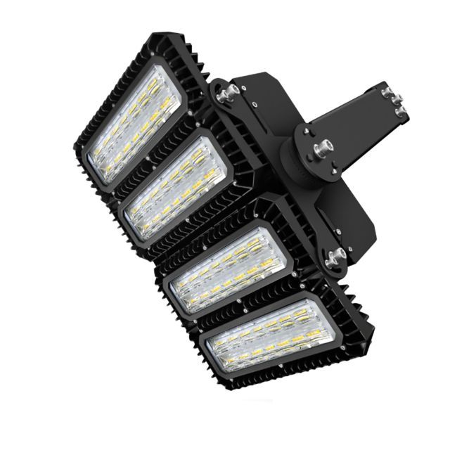 LED reflektor 450W, 130x25° aszimmetrikus, változtatható, DALI dimmelhető, semleges fehér, IP66
