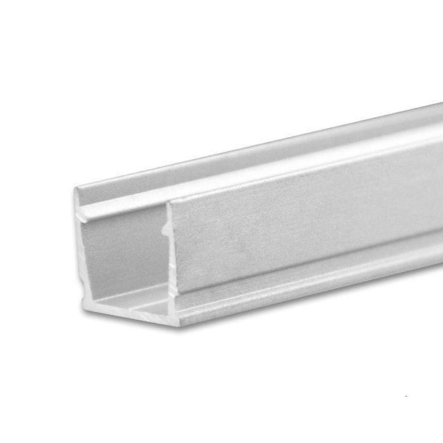 LED konstrukciós profil SURF10 alumínium eloxált, 300cm