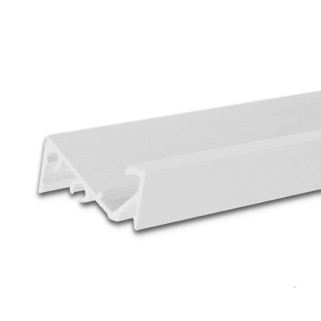 LED konstrukciós profil FURNIT6 S alumínium fehér RAL 9003, 200cm