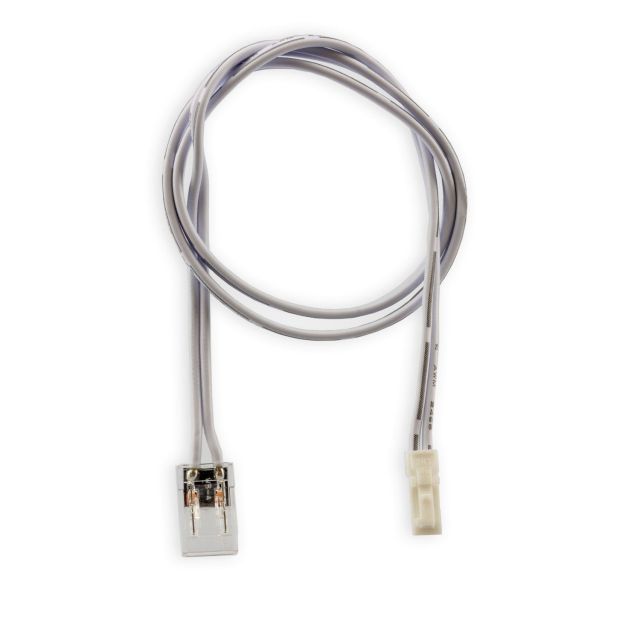 MiniAMP male csatlakozó érintkezőkábel csatlakozóhoz (max 3A) K2-28 2 pól. IP20 szalaghoz 8mm széles