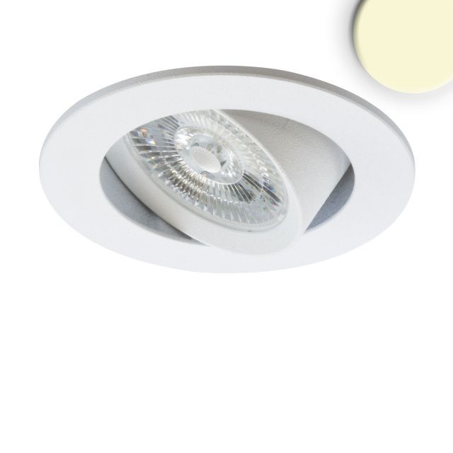 LED süllyesztett lámpa Slim68 MiniAMP fehér, kerek, 8W, 24V DC, meleg fehér, dimmelhető