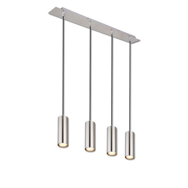 Függesztett lámpa nikkel matt, 4xGU10 foglalat, fényforrás nélkül
