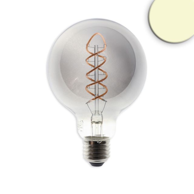 E27 Vintage Line LED körkörös izzó 95, füstös, 4W, 2200K