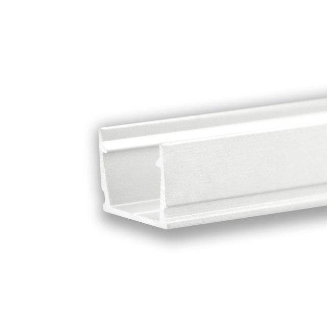 LED konstrukciós profil SURF10 alumínium fehér RAL 9010, 300cm