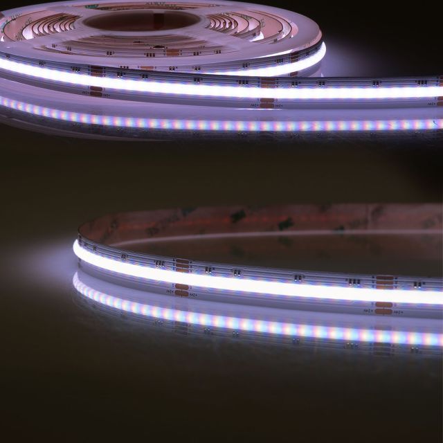 LED AQUA COB RGB Linear flex stripe, 24V DC, 14,4W, IP68, 5m roll, 840 LED/m