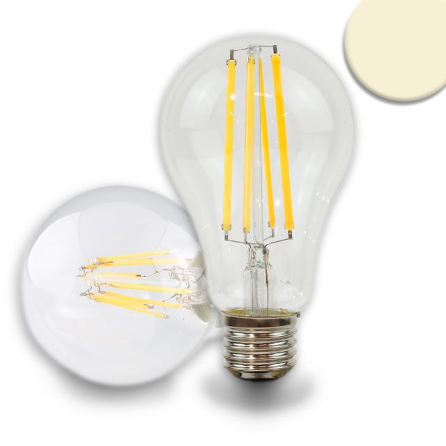 E27 LED bulb A67, 12W, clear, 160 lm/W, warm white, dimmable