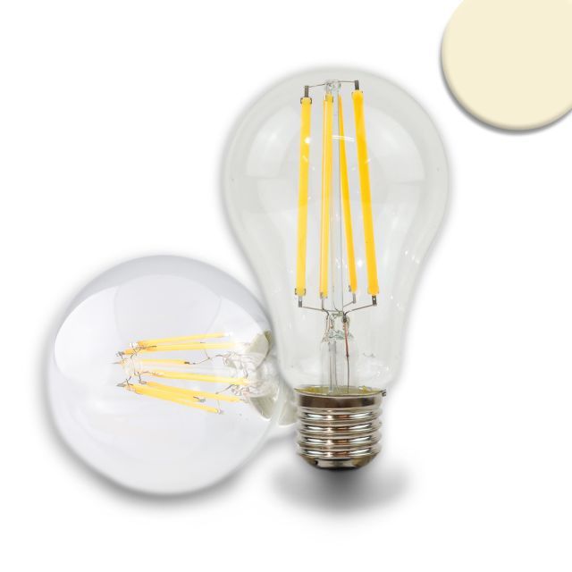 E27 LED bulb A60, 4W, clear, 215 lm/W, warm white