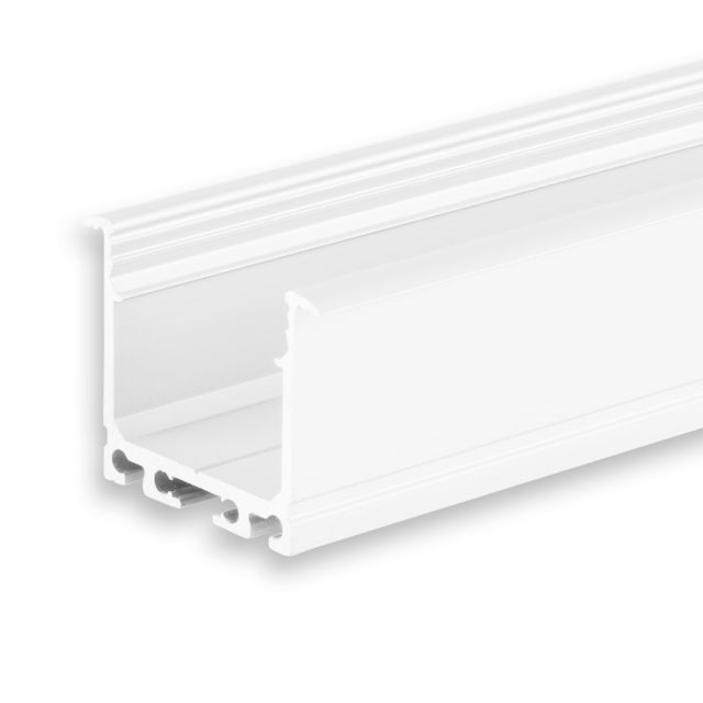 LED süllyesztett profil DIVE24 FLAT alumínium fehér porfestett RAL9010, 200cm