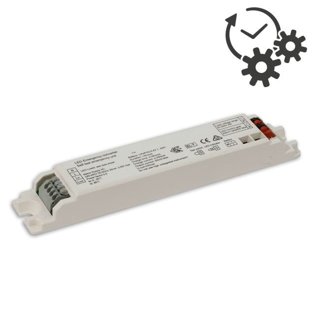 Vészvilágítás-frissítés LiFePO4 3000mAh akkumulátorral, 4W (10-50V DC)