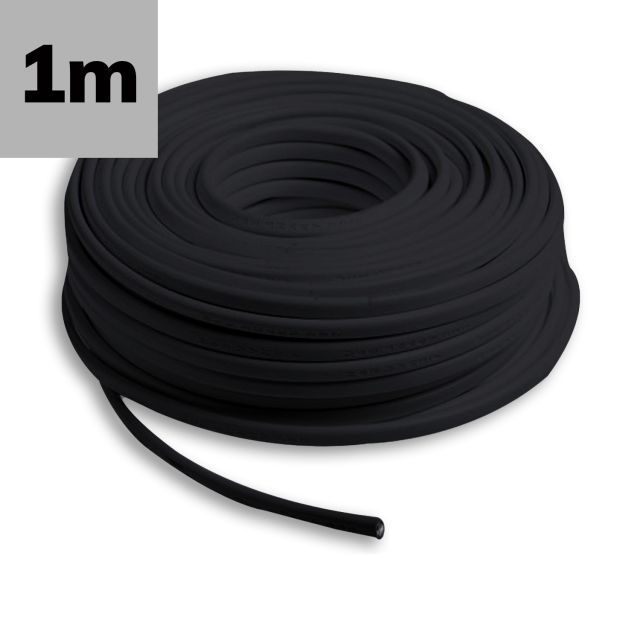 Câble enrobé de PUR, noir, 5x0,5mm² H05BQ-F, marchandise au mètre