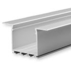 LED süllyesztett profil WING20 perem egyenes, eloxált H: 200cm