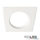 Cover aluminium recessed square white for spotlight recessed Sys-90