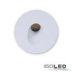 Cover aluminium round 1 white for recessed wall light Sys-Wall68