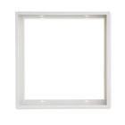 Szerelőkeret fehér RAL 9016, magas 5cm, 600x600-as LED panelekhez, előszerelt a gyors telepítéshez