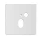 Cover aluminum angular 1 white, for recessed wall light Sys-Wall68 with PIR sensor
