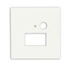 Cover aluminum angular 3 white, for recessed wall light Sys-Wall68 with PIR sensor