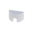 End cap EC99 for profile GROUND-IN10 white, round, 1pc
