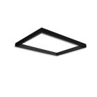 Track48 light frame H50, internal dimensions 592x892mm, black, excl. transformer and fixing