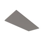 Acoustic absorber H25 for light frames with internal dimensions 592x1500mm, gray