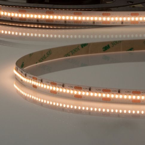 LED CRI927 Linear8 flex stripe, 24V DC, 22W, IP20, 2700K, 5m roll, 350 LED/m