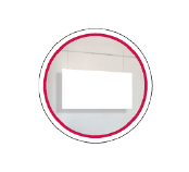 horizontal mounting free hanging